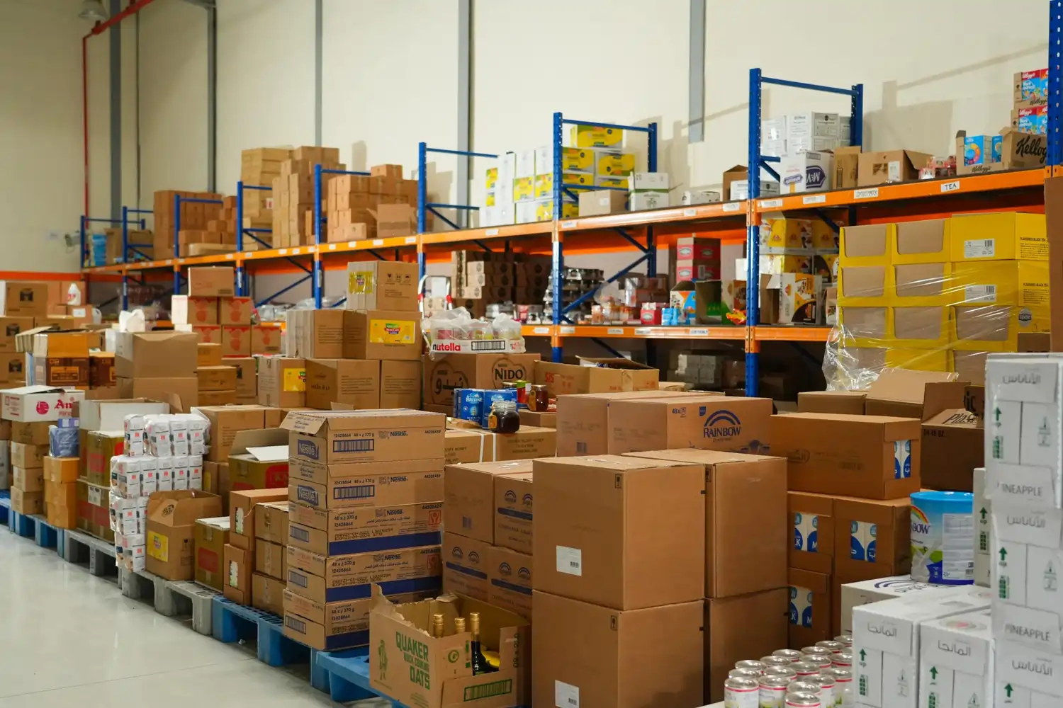 Leading food distribution company in QatarSafe & EfficientWarehouse